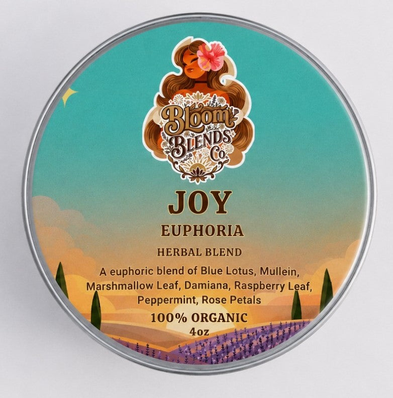 Loose Leaf Herbal Blend - Euphoria Featuring BLUE LOTUS