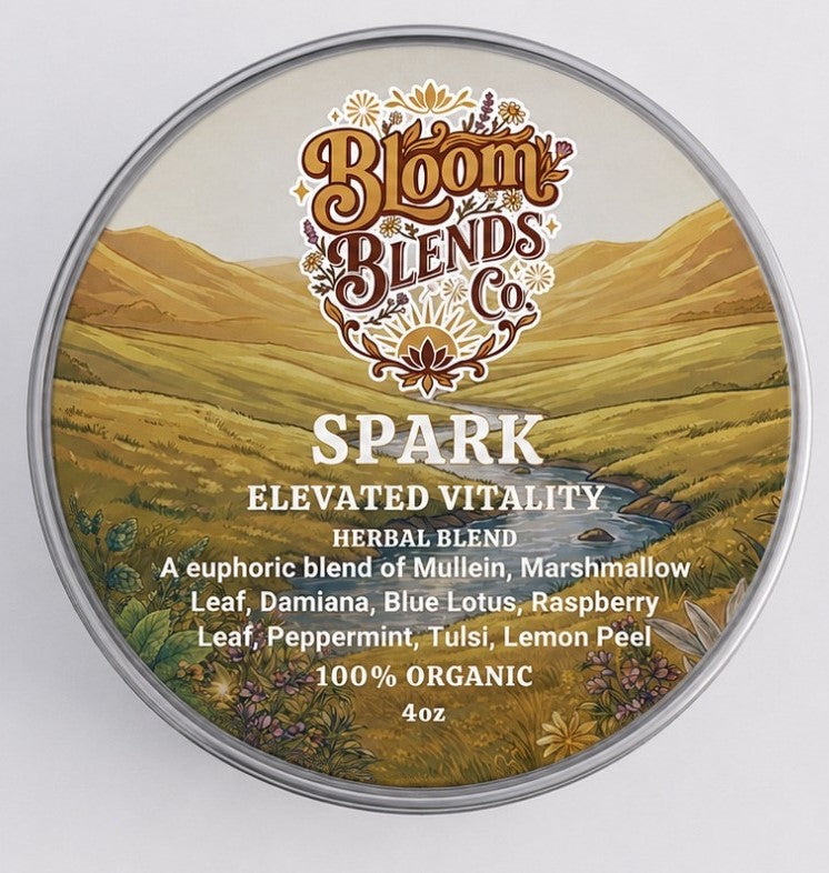 Loose Leaf Herbal Blend - Elevated Vitality Featuring BLUE LOTUS